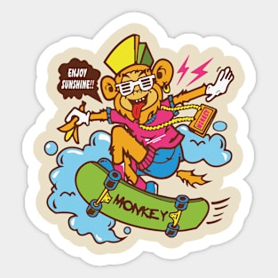 Chinese Zodiac Monkey Sticker